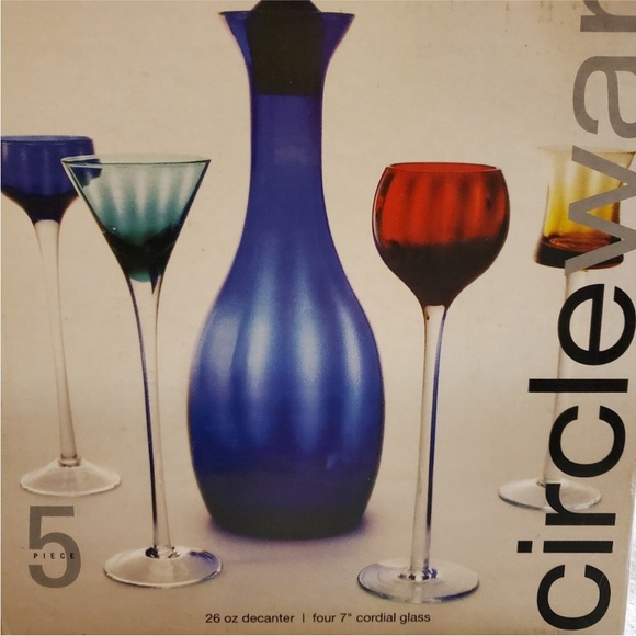 Circlewear Other - Blue and Multicolor Glass Art Set